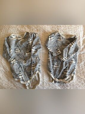 Winter Water Factory High Seas Navy Onesies 3 months + 6 months